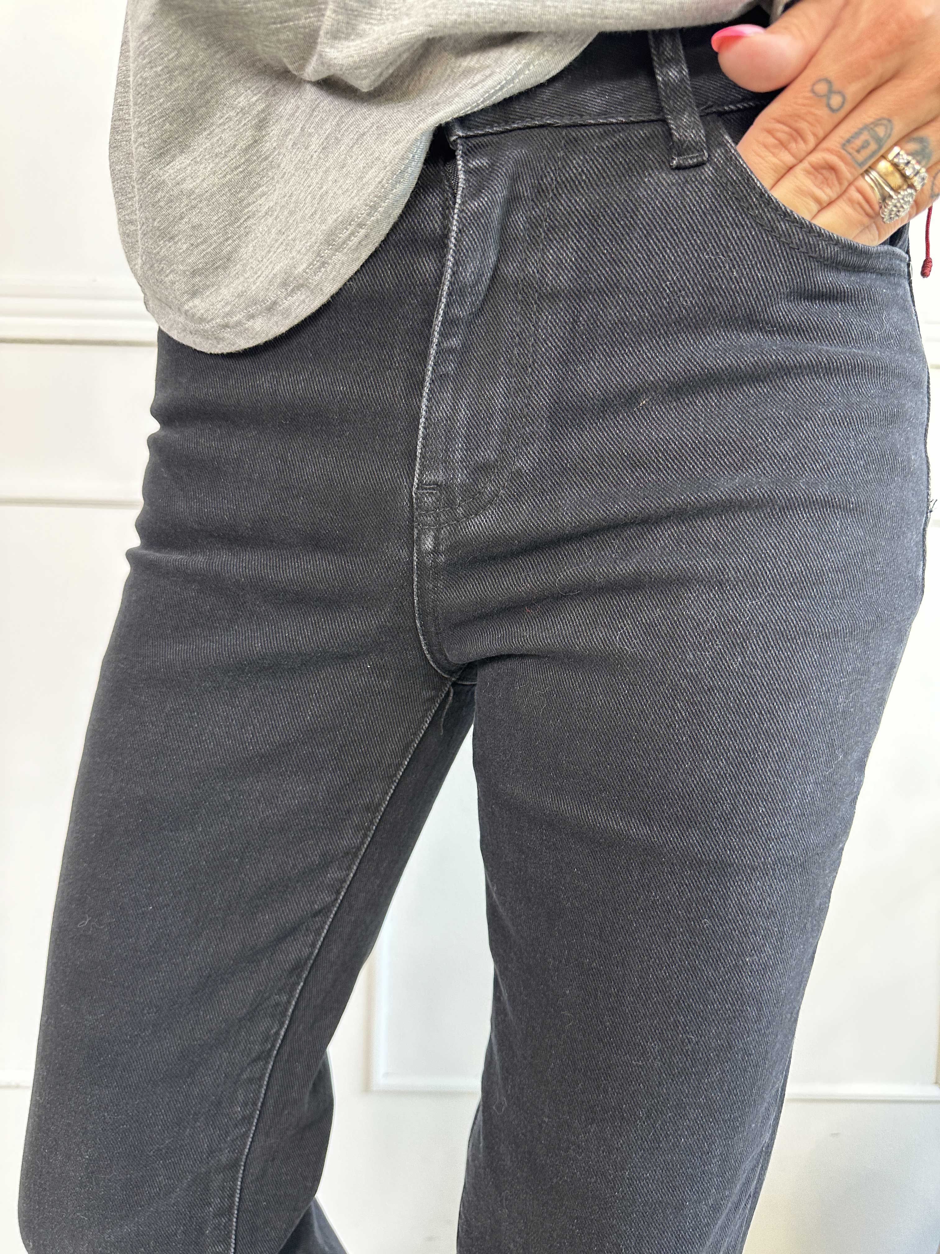 Lettie - Højtaljede moms jeans